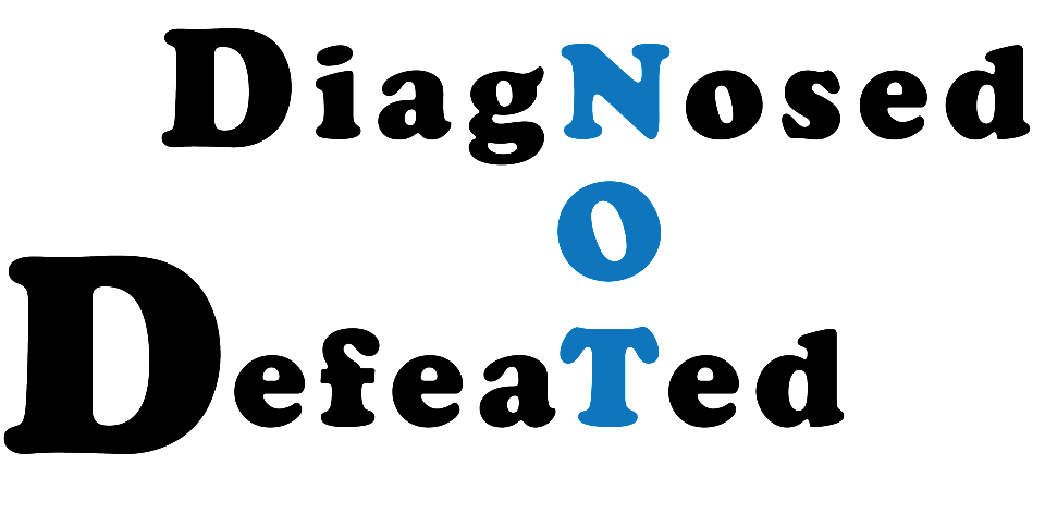 Diagnosed Not Defeated Logo
